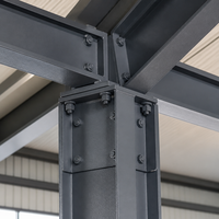 Structure en acier professionnelle stable pour l'équitation et l'élevage, bâtiment métallique préfabriqué à grande portée, abri durable pour animaux
