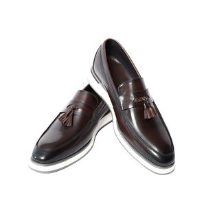 Zapatos Oxford de Cuero Genuino para Hombre, de Alta Calidad, Personalizados, con Punta Cuadrada, Casuales, Suaves y Cómodos, Elegantes para Caminar al Aire Libre - Product Image 5