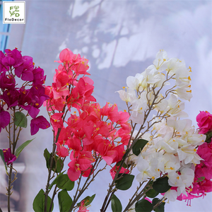Vente en gros de fleurs de <span class=keywords><strong>bougainvillier</strong></span> artificielles bon marché pour la décoration de magasin d'hôtel de mariage de fête à la maison - Product Image 6