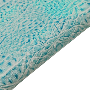 <span class=keywords><strong>Tela</strong></span> reciclada de cuero sintético, tapicería de cocodrilo, piel de cocodrilo - Product Image 2