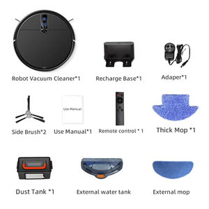 2024 nouveau Robot aspirateur balayant automatiquement la vadrouille humide et sèche Gyroscope arc rabotage Aspiradora aspirateur - Product Image 6