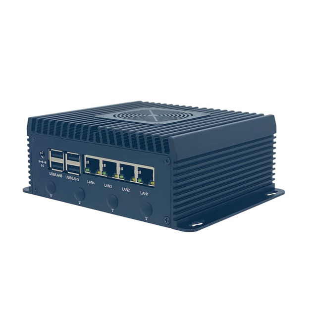 Nano Mini Pc for Monitoring System 4 2.5GbE LAN 4POE SATA 3.0 7USB Intel I3 1215U 1315U DDR5 HD-MI Type-C Industrial Computer