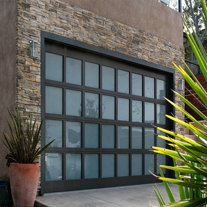 Portes <span class=keywords><strong>de</strong></span> <span class=keywords><strong>garage</strong></span> sectionnelles motorisées avec protection contre les intempéries en fibre <span class=keywords><strong>de</strong></span> verre/verre organique/verre trempé - Product Image 3