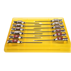 Aiguille de seringue vétérinaire hypoallergénique en acier inoxydable, aiguilles de seringue d'injection vétérinaire, aiguilles d'injecteur réutilisées - Product Image 6