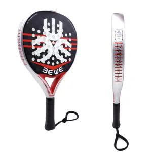 BEWE raket tenis Padel mutiara 3D, desain baru 2023, raket Padel karbon 18K profesional