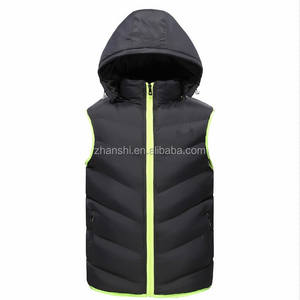 Caliente de alta calidad prendas de vestir de invierno ligero pluma de <span class=keywords><strong>ganso</strong></span> abajo para <span class=keywords><strong>hombre</strong></span> <span class=keywords><strong>chaleco</strong></span> hinchado - Product Image 1