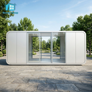 Casas Contenedor de Lujo a <span class=keywords><strong>Precio</strong></span> Económico, Tipo Cabaña <span class=keywords><strong>Apple</strong></span>, Vivienda Modular Prefabricada de 30 Pies y 40 Pies para Sala de Estar y Dormitorio - Product Image 3