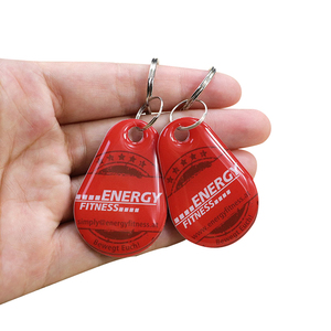 โลโก้ที่กำหนดเองรูปร่างที่ไม่ซ้ำพวงกุญแจพิมพ์ RFID NFC อีพ็อกซี่แท็กที่มีชิป - Product Image 4