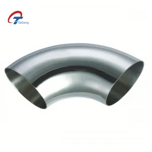 SUS304 316 Stainless steel butt-weld fittings 90 degree sch10 sch40 seamless ss elbow