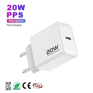 20w pd charge set usb C Wall charger and cable PD 3.0 compatible with QC 2.0 3.0 fast charger Type C adapter for Phone 12 13 Pro