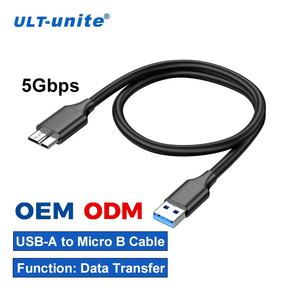 <span class=keywords><strong>Cable</strong></span> ULT-unite Micro USB 3.0 (A a Micro B) con conectores chapados en oro para computadora de la serie <span class=keywords><strong>Seagate</strong></span> Goflex Back Plus Expansion - Product Image 1