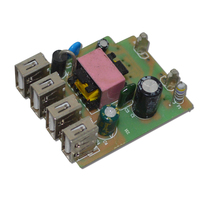 Cargador móvil OEM PCBA Asamblea Placa de circuito impreso FR4 USB Tipo-C Fuente de alimentación electrónica PCB SMT Módulo de carga rápida