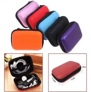 Eva 이어폰 케이스 도매 사용자 정의 수집 헤드폰 다채로운 이어폰 케이스 EVA 가방 휴대 전화 가방