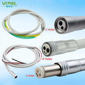 Tube de pièce à main dentaire haute vitesse, connecteur en silicone 2/4 trous, tube à fibre optique 6 trous, câble de fauteuil dentaire, pièce à main à eau dentaire - Product Image 2