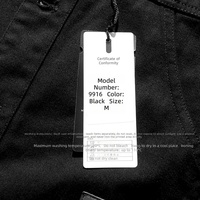 Blouson de travail homme personnalisé avec logo, écologique, en toile de coton mélangé, boutons recouverts, style décontracté ample, coupe courte bomber