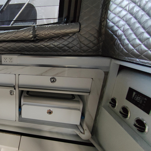 침대 확장, 냉장고, 태양광 시스템을 갖춘 신뢰성 높은 오프로드 픽업 캠퍼, 야생 탐험에 최적화 - Product Image 4