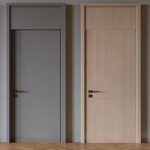 Fábrica de Personalización de Casas, Puertas de Madera Pintadas de MDF para Interiores, Diseños Individuales, Cuadros de Madera, Puertas de Madera para el Hogar - Product Image 1