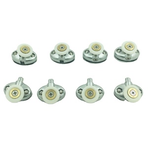 Vòi hoa sen Cabin Phần Cứng Chrome Con Lăn Vòi Hoa Sen Ròng Rọc Caster Bánh Xe cho Cửa Trượt - Product Image 1