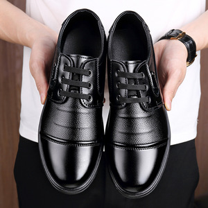 Zapatos Formales de Negocios para Hombre, Primavera 2026, Estilo Británico, de Cuero Artificial Suave, Casuales de Oficina, de Caña Baja con Cordones - Product Image 4