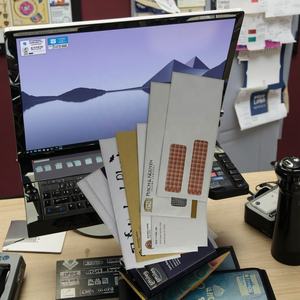 Enveloppes professionnelles personnalisées 10 enveloppes de sécurité à double fenêtre auto-scellantes enveloppes de retour pour le bureau factures envoi personnel - Product Image 2