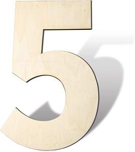 ตัวอักษรไม้ขนาดใหญ่สำหรับงานฝีมือ,ตัวอักษรไม้ขนาดใหญ่สำหรับงานเลี้ยงวันเกิดตัดด้วยเลเซอร์ตามสั่ง - Product Image 5