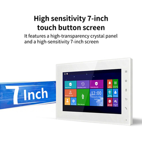 Sistema de Videoportero <span class=keywords><strong>para</strong></span> Múltiples Apartamentos, Monitor Interior HD IPS de 7 Pulgadas, Conjunto de Seguridad <span class=keywords><strong>para</strong></span> el Hogar, Adecuado <span class=keywords><strong>para</strong></span> Apartamentos, Villas y Edificios de Oficinas - Product Image 5