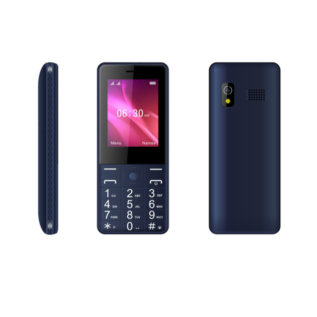 OEM ODM 2.4 Inch Screen 4g Keypad Features Phone Dual Sim Cards Good Quality Unlocked Mobile Phone