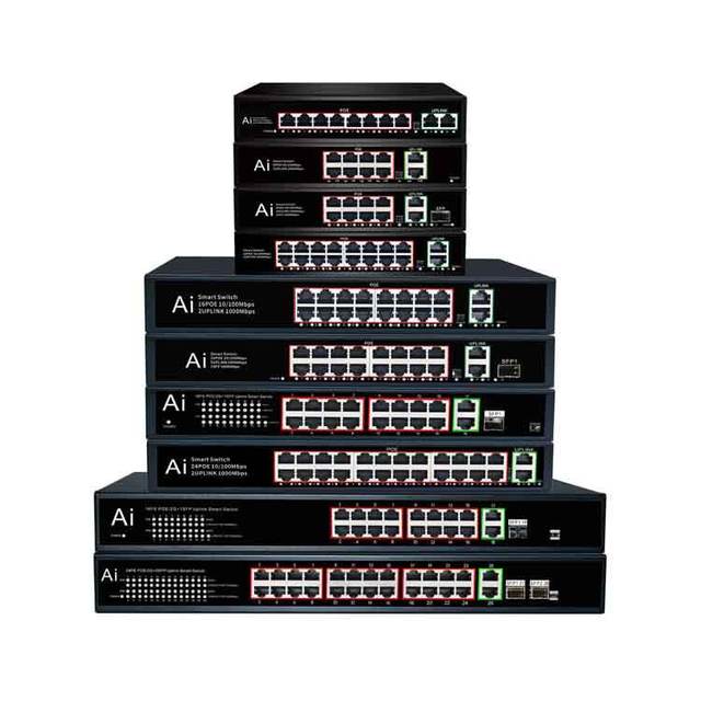8 Port 1000Mbps Ethernet Smart Switcher High Performance RJ45 Hub Internet Splitter Gigabit Network Switch