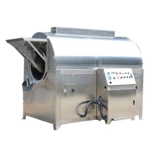 เครื่องคั่วถั่วไฟฟ้า30กก./Batch-500kg ชุดเครื่องคั่วถั่วสภาพใหม่สำหรับถั่วลิสงเม็ดมะม่วงหิมพานต์งาผลิตเนยถั่ว - Product Image 1