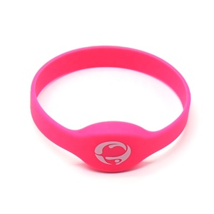 Vòng khép kín vòng có thể ghi không thấm nước RFID Silicone dây đeo cổ tay vòng đeo tay cao su dây đeo cổ tay QR mã <span class=keywords><strong>NFC</strong></span> Silicone - Product Image 1