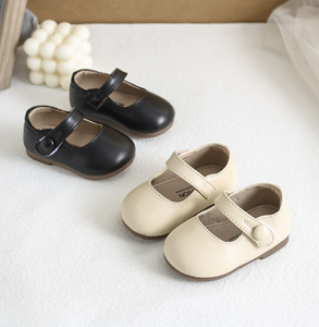 Chaussures de marche à semelle souple pour bébé, chaussures simples, chaussures de princesse pour fille, noires, 0-3 ans - Product Image 3