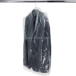 Hochwertiger Anzug Staub hängende Wäsche Chemische Reinigung Klare Kunststoff-Kleidungs stück abdeckung