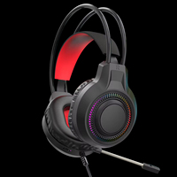 Casque de jeu USB V6S de haute qualité avec microphone pour une expérience audio immersive
