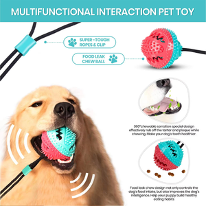 TPR Yeni Gelen Fabrika Toptan Satış Köpek Vakumlu Oyuncak Diş Sıkma Mama Sızdıran Cihaz Havalandırma Kediler - Product Image 2