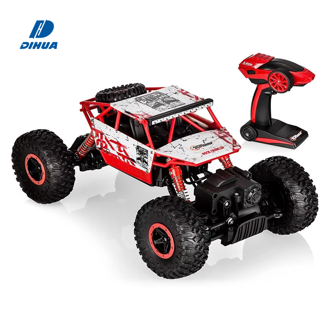 Top Race 1:18 Scale 2.4GHz 4WD RC Rock Crawler - Remote Control Off-Road Truck Car for Kids and Adults