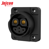 Connecteur étanche hybride Jnicon M23 6 broches mâle-femelle 50A 300V 5A 60V avec verrouillage par pression pour batterie de vélo électrique