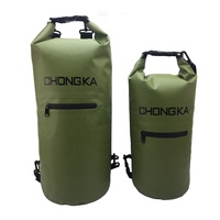 Nueva llegada 500D PVC Deportes Senderismo Mochila ligera a prueba de agua 25L Bolsa seca Mochila impermeable Bolsa seca de playa