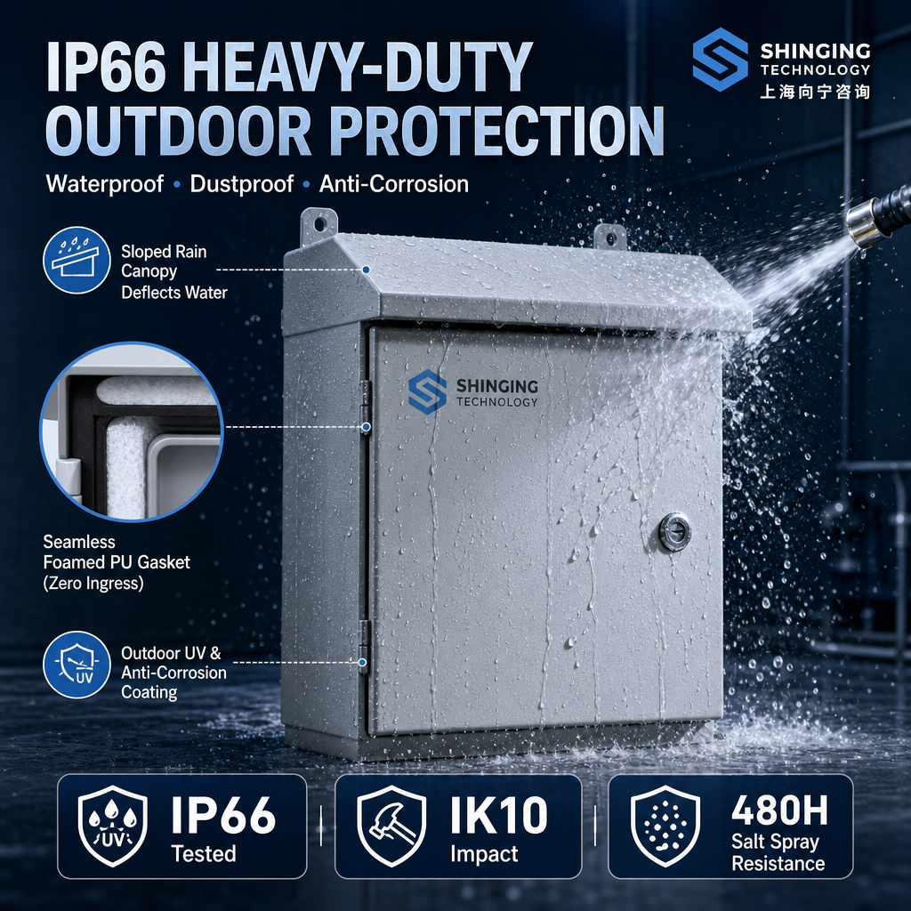 Outdoor Waterproof Stainless Steel CCTV BOX CCTV Camera Box Enclosure for HIKVISION Cameras · image 2
