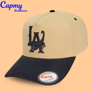 Gorra de Béisbol de Alta Calidad con Visera Plana, Color Marrón, para Hombre, con Logotipo Personalizado, Bordado en Dos Tonos, Estilo <span class=keywords><strong>9forty</strong></span>, 5 Paneles, Tipo A-Frame - Product Image 2