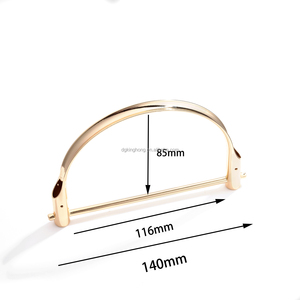 Bán Buôn Kẽm Hợp Kim Kim Loại Vàng Túi Ví Xử Lý Khóa Phần Cứng Ưa Thích Phần Cứng Xử Lý - Product Image 6