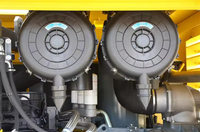 Compresseurs d'air à vis portables diesel Atlas Copco XAHS450 12 bar 441 CFM pour utilisation en centrale électrique