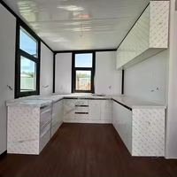 Offre Spéciale – Maison Conteneur Préfabriquée de Luxe Extensible 20ft 40ft – Maison Modulaire Pliante 2-4 Chambres, Salon, Bureau Moderne