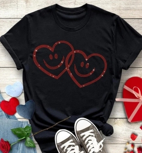 230 Gsm Oversize 100% Cotton love Letter <strong>Christmas</strong> Rhinestone Bead Design Summer Men <strong>Women</strong> Unisex <strong>t</strong> <strong>Shirt</strong> - Product Image 2