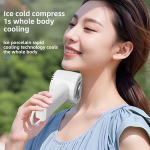 <span class=keywords><strong>Ventilateur</strong></span> de refroidissement portable à semi-conducteurs, mini-<span class=keywords><strong>ventilateur</strong></span> portatif compact et <span class=keywords><strong>silencieux</strong></span>, batterie au lithium, 3 vitesses, autonomie de 3 à 6 heures - Product Image 2