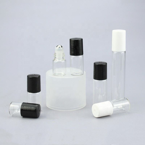 Empty Portable 1ml 2ml 3ml 4ml 5ml Fragrance Essential Oil <b>Sample</b> Glass Roller <b>Bottle</b> Roll on Glass Vials - Product Image 1