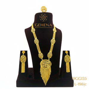 ชุดสร้อยคอยาว5กรัมชุบทอง24K ทันสมัยออกแบบได้ตามต้องการเครื่องประดับแฟชั่นสุดหรู - Product Image 1