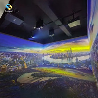 Système de projection immersif CAVE pour espaces numériques : Solution d'exposition pour musées et parcs à thème