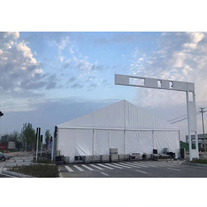 Grande structure préfabriquée en aluminium avec membrane de couverture en PVC pour tente de réception extérieure, entrepôt, atelier industriel, abri pour événements sportifs - Product Image 5