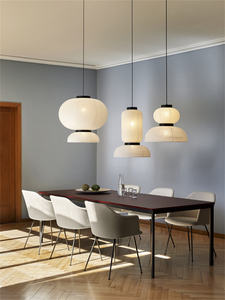 Lampe suspendue <span class=keywords><strong>de</strong></span> décoration japonaise en gros pour chambre à coucher, salon, restaurant, lampe suspendue LED, design danois - Product Image 5