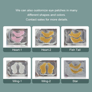 Parches Oculares Tópicos <span class=keywords><strong>de</strong></span> Colágeno Hidratante <span class=keywords><strong>de</strong></span> Marca Privada, Mascarilla <span class=keywords><strong>de</strong></span> Ojos con Vitamina C Vegana y Colágeno 24K, OEM - Product Image 2